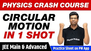 Circular Motion in 1 Shot  All Concepts Tricks amp PYQs Covered  Class 11  JEE Main amp Advanced [upl. by Sonstrom]