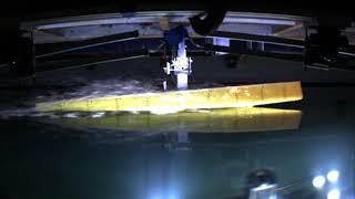 Slow Motion Video of a Model Hull Porpoising [upl. by Hildegaard]