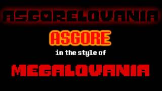 ASGORELOVANIA ASGORE in the style of Megalovania [upl. by Inig]