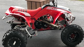 PROJECT 250R Start To Finish Honda TRX250R 2 stroke race quad [upl. by Oglesby719]