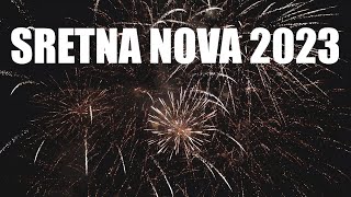 Sretna Nova Godina 2023  Vatromet na Rivi  Split Croatia [upl. by Aiker]