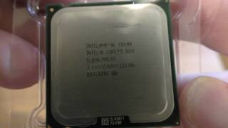 Intel Core 2 Duo E8500 Unboxing [upl. by Prentiss]