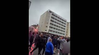 rangers fans vs malmo casual football rangers malmö europaleague [upl. by Siegler]