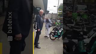 SHOCKING MOMENT WOMENS HIJAB PULLED OFF IN LONDONS KENSINGTON [upl. by Tennos]