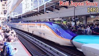 DEBUT E8 series TSUBASA at Tokyo Station March 16 2024 [upl. by Inanak]