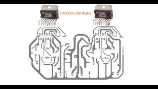 how to make 200 watts amplifier [upl. by Ydnec]