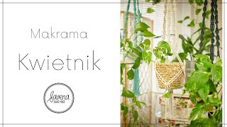 DIY Kwietnik ze sznurka  Makrama  Savena [upl. by Oeniri595]