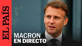 DIRECTO  Macron comparece para hablar sobre la convocatoria de elecciones legislativas  EL PAÍS [upl. by Airotel891]