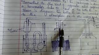 BSCH211 Methods for determination of vapour pressure  isoteniscope method [upl. by Saduj]