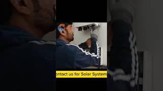 Solar System Installation Work part 7 freeenergy electrician electricalinstallation electrical [upl. by Nered]