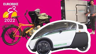 Podbike Frikar und neue Cargobikes auf der Eurobike 2022 [upl. by Imaon]