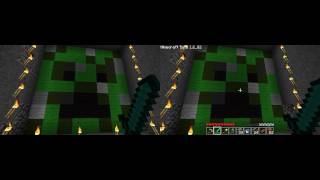 Minecraft in 3D Manyaglyph Mod [upl. by Dranreb436]