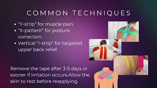 How to Use Kinesiology Tape for Pain Relief and Support reliefrx [upl. by Asfah]