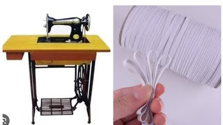 How you can use elastic to make a treadle sewing machine beltrope [upl. by Alvy]