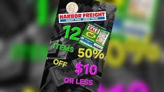 12 Items Half Price Under 10 at Harbor Freights Parking Lot Sale [upl. by Ahsiaa]