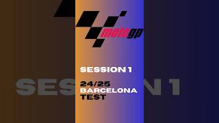 2024 Barcelona MotoGP Official Test 2425  Session 1 Times  Montmeló barcelonatest [upl. by Kamin]