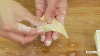 How to Fold a Wonton  CHOW Tip [upl. by Job]