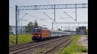 PKP Intercity EP0523 quotCzesioquot w trzech odsłonach z pociągiem IC quotGałczyńskiquot [upl. by Fraase432]