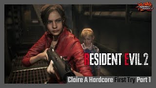 Aris Plays Resident Evil 2 REmake  Claire A Hardcore First Try Part 1 [upl. by Hortensia219]