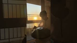 handpan and sunset handpanmusic [upl. by Libyc]