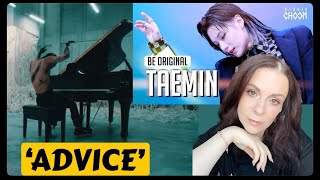 Taemin Advice MV and Studio Choom REACTION [upl. by Anned]