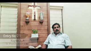 CHRISTIAN DEVOTIONAL SONG COMPETITION  Entry No 21  Raphy AP  St Francis Assisi Unit [upl. by Engdahl240]