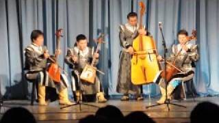 Mongolian Horse Headed Fiddle Quartet [upl. by Saberio]