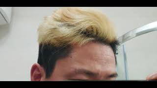 셀프염색  Syoss Ultra platinum blond 1055  사이오스 1055 절대 쓰지 마세요 [upl. by Ennaej975]