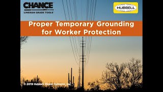 Grounding Video – Chance® Temporary Protective Grounding [upl. by Willin630]