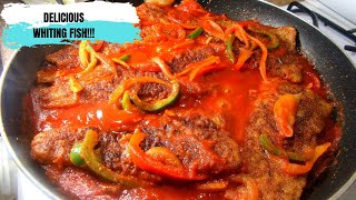 Whiting Fish In A Red Sauce youtube [upl. by Arlette579]