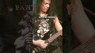 KIRK HAMMETTS official release VS the riff tape metallica [upl. by Nirahs]