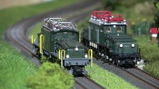 Die schönsten Märklin H0 Krokodile im Doppelpack 39089 und 37568 in 4K [upl. by Julide902]