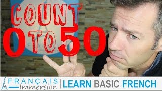 French NUMBERS 150 CountingChiffresNombres  FUN Learn Basic French with Funny French Lessons [upl. by Ewart]