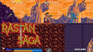 Arcade ラスタン サーガ  RASTAN SAGA  Full Game [upl. by Henriette624]