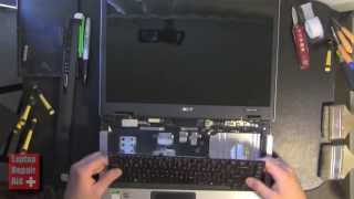 ACER ASPIRE 3100 KEYBOARD REMOVAL [upl. by Anagnos]