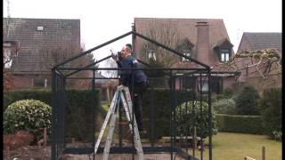 Assembly video of a Maxi house with Polycarbonate by PALMEN GMBH part 1 [upl. by Anaet315]