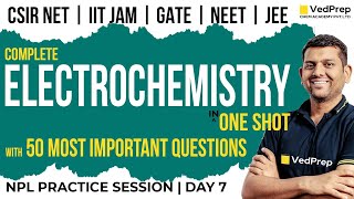 Electrochemistry  CSIR NET JUNE 2024 Chemistry  IIT JAM  GATE Chemistry  VedPrep Chem Academy [upl. by Oznofla]