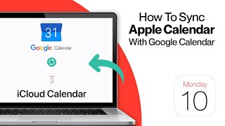 How To Sync Apple Calendar With Your Google Calendar 2024 Tutorial [upl. by Yancy]