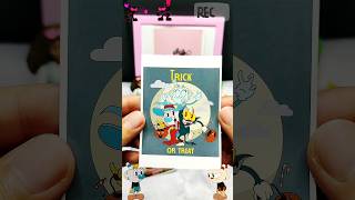 Cuphead halloween trickortreat Cut amp Paste Sticker ASMR happyhalloween [upl. by Gleda]