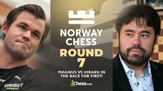 Magnus vs Hikaru With 3 Wins In A Row Can Magnus Make It 4 Norway Chess 2024 Rd 7 [upl. by Araccat819]