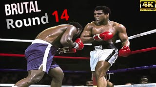 Muhammad Ali vs Joe Frazier III  Round 14 The Most Brutal In History  THE THRILLA IN MANILA [upl. by Urson]