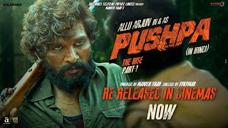 Pushpa The Rise Hindi ReReleased In Cinemas Now  Allu Arjun Rashmika Fahadh  Sukumar  DSP [upl. by Ocker940]