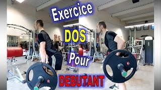 Exercice dos pour débutant en musculation [upl. by Aiekat991]