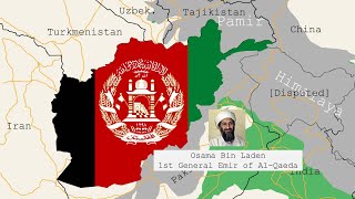 Operation Enduring Freedom Animated Map  Fall of the Taliban 2001 [upl. by Ialocin43]