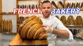 Lart de la viennoiserie〈 Mickael Martinez 〉Recette de CROISSANT français frenchbakery [upl. by Grubb]