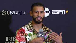 Yair Rodríguez expects to ‘finish the fight’ against Brian Ortega at UFC Fight Night  UFC Media Day [upl. by Marthe42]