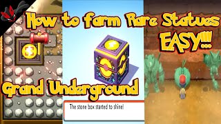 BDSP Grand Underground Statue Farming Guide Quick Poketips [upl. by Diena]