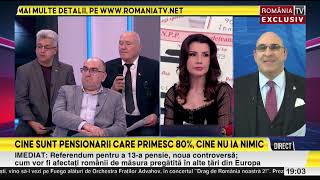 Ediţie specială cu Violeta Romanescu şi Niels Schnecker Totul despre schimbările la pensii [upl. by Poland187]