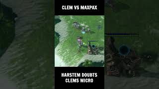 CLEMS INSANE MICRO RESPONSE TO HARSTEMS CALL OUT sc2 [upl. by Chapa]