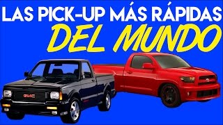 Las 5 Camionetas PickUps Más Rápidas de la Historia [upl. by Eedebez]